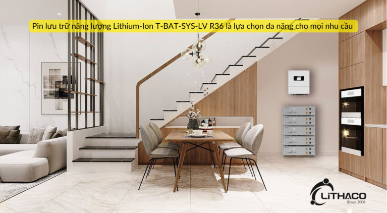 Khám phá sức mạnh của pin lưu trữ năng lượng Lithium-Ion T-BAT-SYS-LV R36 2