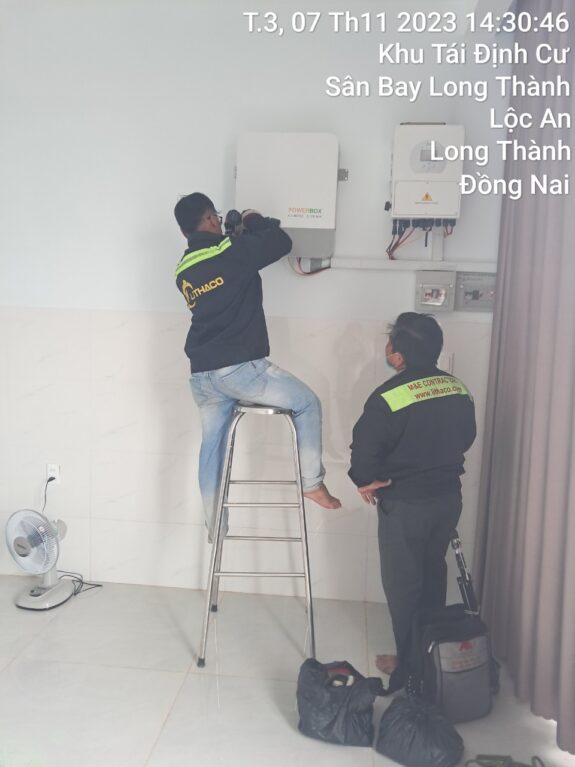 Điện mặt trời kết hợp lưu trữ năng lượng 5.1KWP/5KWH 2