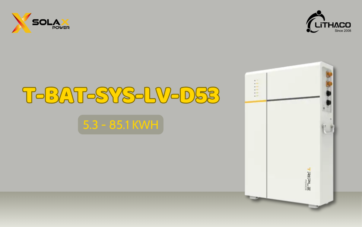 Pin lưu trữ năng lượng SolaX Power T-BAT-SYS-LV D53 1