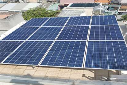 Điện mặt trời nối lưới 6.72kWp