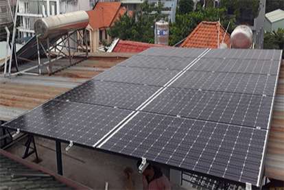 Điện mặt trời nối lưới 4.14kWp