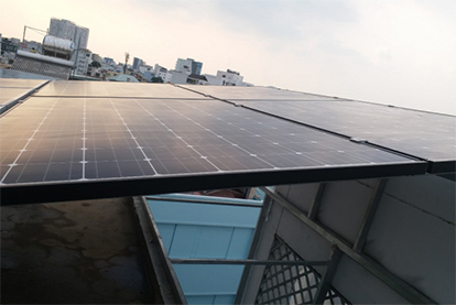 Điện mặt trời nối lưới 2.07kWp