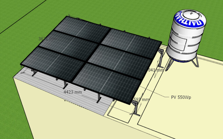 Điện mặt trời tự sản tự tiêu 3.3KWP 1