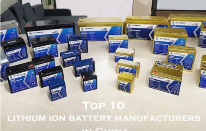 10 nhà sản xuất pin lithium ion hàng đầu ở Trung Quốc