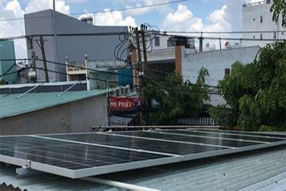 Điện mặt trời nối lưới 2.24kWp