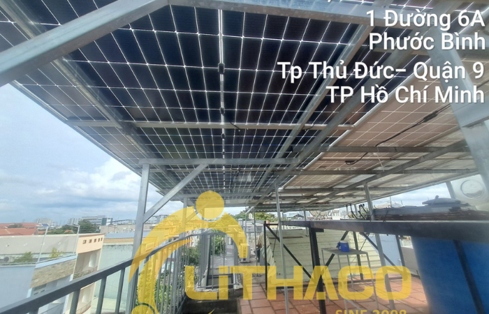 Điện mặt trời có lưu trữ 7kWp/10kWh KH Thủ Đức 1